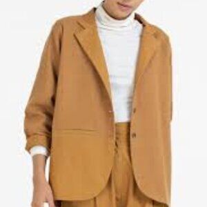 KIKAT Maurice Sasson | Vintage Ochre Silk Blazer